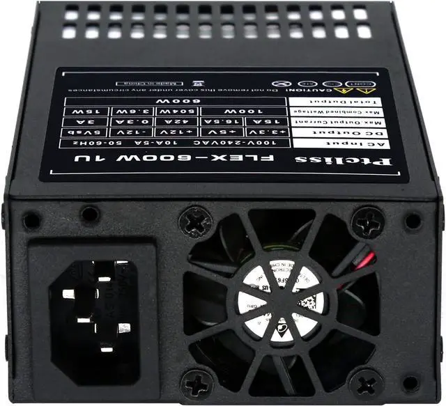 Alt view image 3 of 6 - 600W Full Modular 1U Flex ATX Power Supply 80 Plus Gold Efficiency,Flex-600W