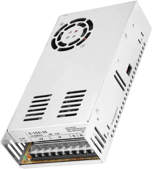 Alt view image 7 of 7 - Power Supply, S-350-36 Switching Power 36V 350W Security Monitoring Industrial AC Power Supply 9.7A Output Voltage: 36V