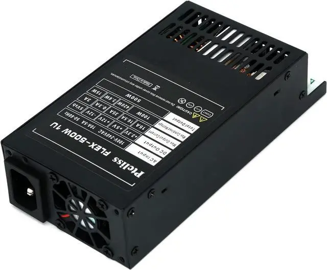 Alt view image 2 of 6 - 500W Full Modular 1U Flex ATX Power Supply 80 Plus Bronze Efficiency, Flex-500W