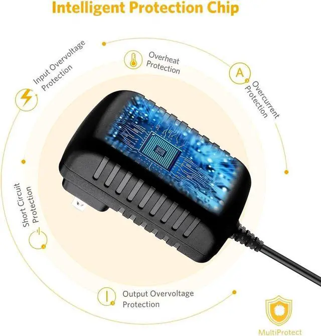Alt view image 2 of 5 - Digipartspower AC Adapter Compatible with Topcon Tesla Tablet PC Cross-Over Controller International Power
