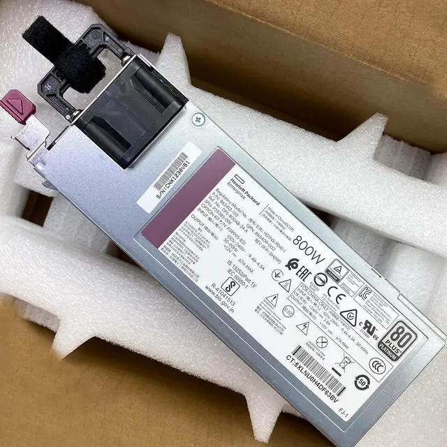 Main image of New 800W Flex Slot Platinum Hot Plug Low Halogen Power Supply Kit Compatible with HPE Server 865414-B21 865409-002 P38995-B21 P39385-001