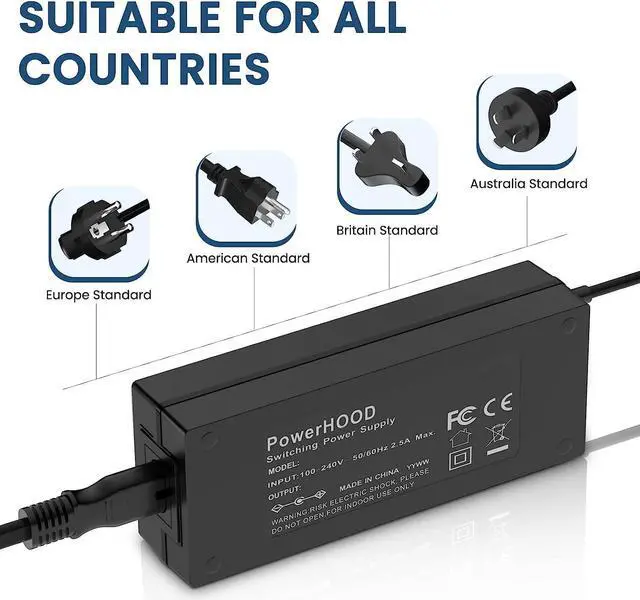 Alt view image 3 of 4 - 180W AC/DC Adapter Compatible with Razer Blade Stealth RZ09 14 15 Gaming Laptop ADP-150TB B Blade Pro 2017 RC30-0099 RC30-0083 RC30-0071 RC30-0165 Laptop Power Supply Cord Charger Cable PSU