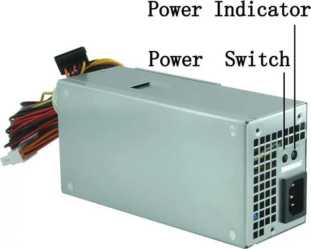 Alt view image 2 of 6 - Ptcliss 250W H250AD-00 ATX Power Supply Unit PSU for DELL Optiplex 390 790 990 3010 DT Inspiron 530s 537s 540s 545s 546s 560s 570s 580s Vostro 200s 220s 230s 400s Studio 540s Slim DT Systems