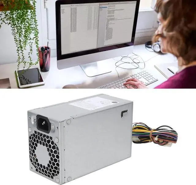 Alt view image 6 of 7 - Strong Heat Dissipation 240W Replacement Power Supply Compatible with HP ProDesk 400 600 800 G1 SFF Strictly Tested