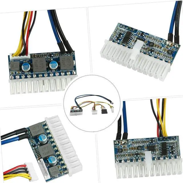 Alt view image 4 of 7 - Hemobllo ATX Power Board Multi- Output Power Module Switch Power Socket Module Mini Power Module Mini Power Strip Power Supply Modular ATX Power Supply Computer Accessory Computer Supply Dc