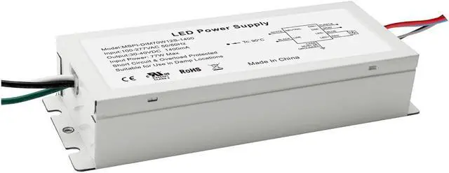 Alt view image 2 of 3 - LED Drive Power Supply UL Waterproof External Power Supply 0-10V dimming DIM70 Series 60-80W