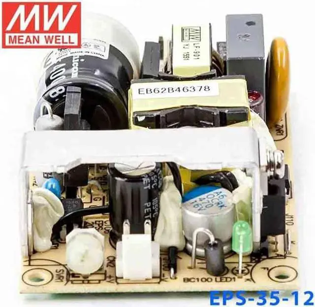 Alt view image 2 of 6 - MW Mean Well PCB Type EPS-35W-12/15/24/27/3.3/36/48/5/7.5V Industrial Single Output Switching Power Supply (EPS-35-12)