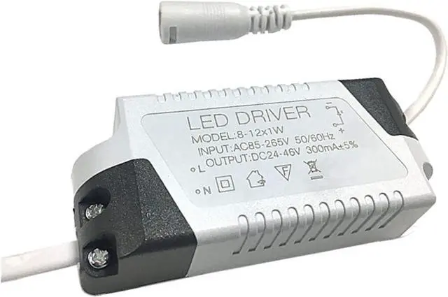 Alt view image 3 of 3 - LED Panel Light Isolation Drive 3-50W External DC Head Constant Current Wide Voltage led Drive Power Panel Light Power Supply (Size : 3W)