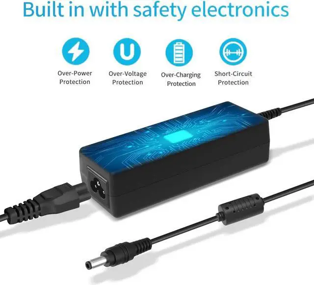 Alt view image 2 of 5 - Jantoy AC Adapter Charger Replacement for NP-300E5A-A02UB NP-300E5A-A03US NP-305E5A-A01US