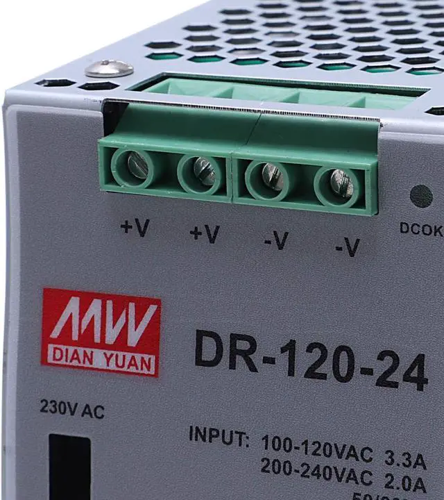 Alt view image 4 of 7 - Honza -120-24 120W Industrial Rail Power Supply 24V5A Switching Power Supply Rail Mounting Switching Power Supply