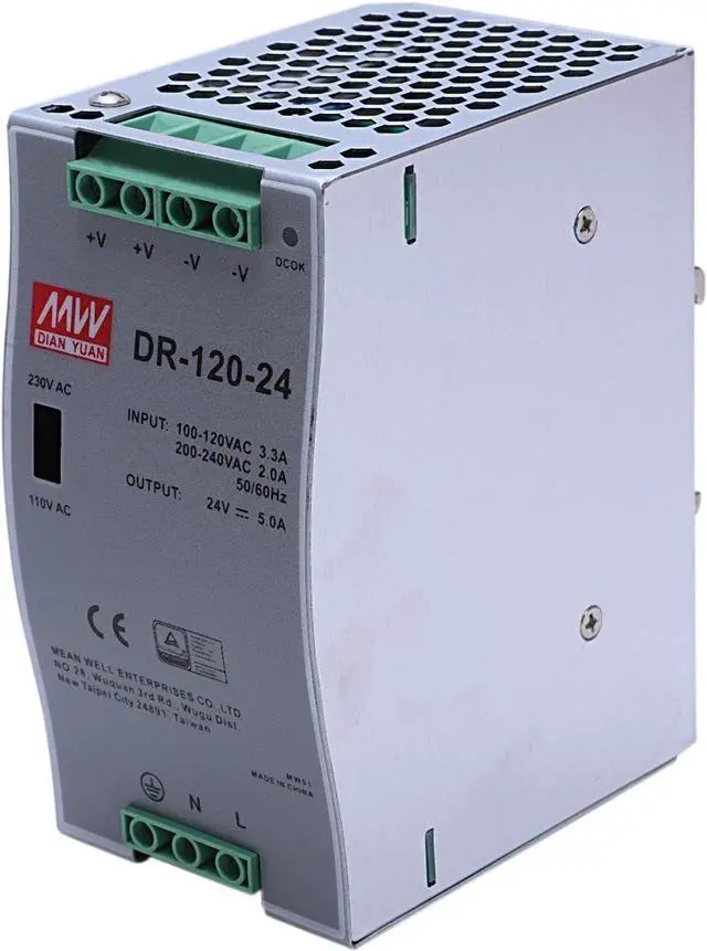 Alt view image 5 of 7 - Honza -120-24 120W Industrial Rail Power Supply 24V5A Switching Power Supply Rail Mounting Switching Power Supply