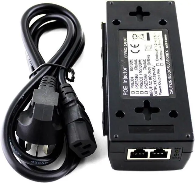 Alt view image 3 of 5 - Switch 48V0.5A Wireless Bridge AP Power Supply Module Security Monitoring Power Supply POE Power Supply 24W (Size : 48V0.65A)