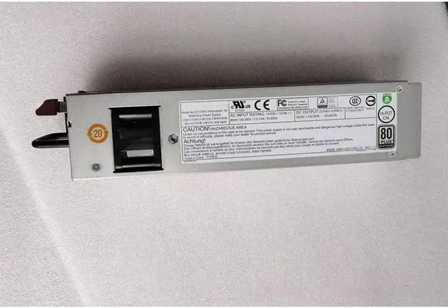 Main image of PWS-606P-1R for 600W 1U Redundant Power Supply