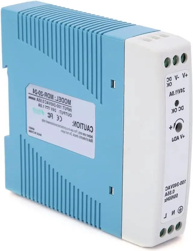 Alt view image 6 of 7 - Mdr-20-24 Din Rail Power 24V Dc Power Supply Din Rail, 24V Din Rail Power Supply Supply Single Output Switch Power Supply