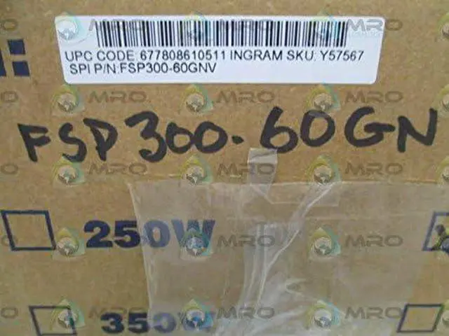 Alt view image 2 of 4 - SPI FSP300-60GNV 300W Active PFC Power Supply 6CM Ball-Bearing Fan