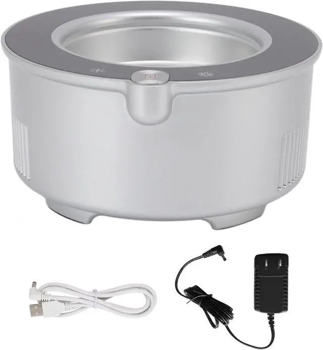 Alt view image 5 of 7 - YOUTHINK Electric Cup Warmer Cooler, Fast Cooling and Heating, 2 Power Supply Modes, Heat Dissipation, Touch Key Control, Anti Slip, Lightweight and Portable