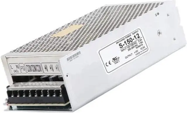Main image of S-150-12 Switching Power Supply Output 12V~12.5A Single Group Output