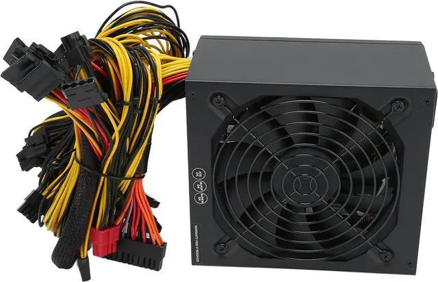 Main image of Dpofirs Mining Power Supply Modular, 2000W Mining Power Supply with Multiple Protection, Auto Thermally Controlled Fan Supply, Mining Power PSU Support for Vista Win10