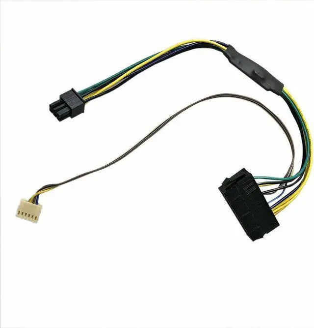 Alt view image 2 of 5 - 11.8in 24P to 6P Power Supply Adapter Cable Compatible with HP Elite 8100 8200 8300 800G1