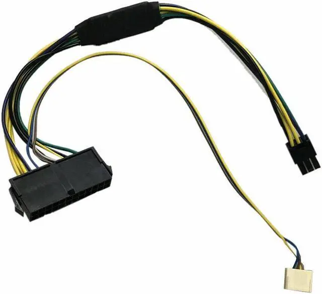 Alt view image 3 of 5 - 11.8in 24P to 6P Power Supply Adapter Cable Compatible with HP Elite 8100 8200 8300 800G1