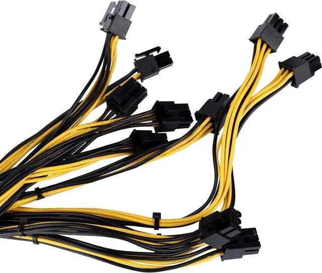 Alt view image 4 of 5 - 2000W Mining Power Supply PSU, ABSKY Mining Rig PSU ATX PC Power Supply for 8 GPU ETH Rig Ethereum Miner, Mining Machine Power Supply with Adapter Cable