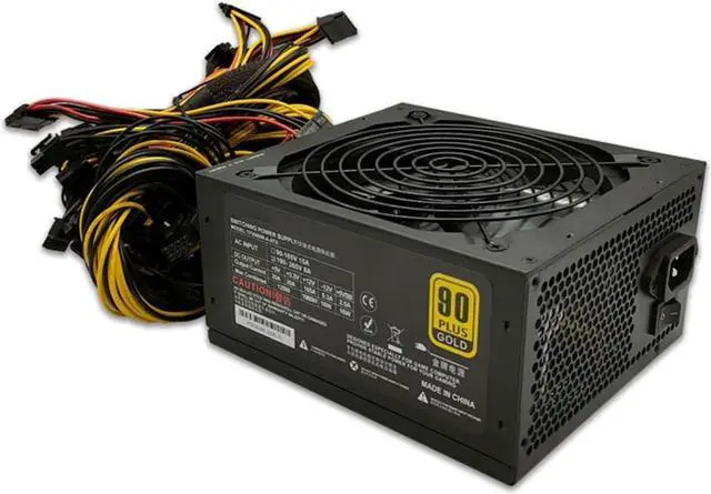 Alt view image 5 of 6 - 2000W Power Supply 2000W ATX Antminer PSU 2000W ATX Computer Power Supply for Mining Machine Support 8 Pieces Graphics Card