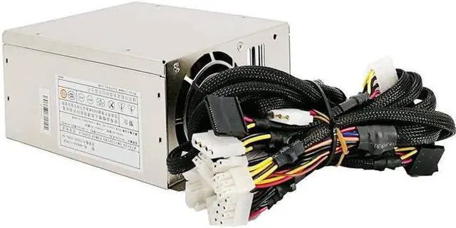 Alt view image 2 of 6 - PSU for ATX EPS12V Rated 500W OPP 600W Power Supply HK600-11PEP