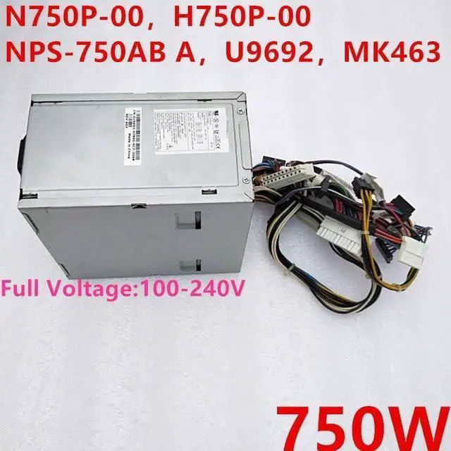 Alt view image 5 of 5 - PSU for Precision 1430SC 490 690 750W Power Supply N750P-00 H750P-00 NPS-750AB A U9692 MK463 W7508F3W