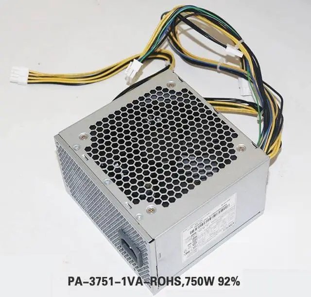 Alt view image 2 of 6 - PSU for P340 P350 P360 M930T 10Pin 750W Power Supply PA-3751-1 VA HK850-53PP 5P50V03190 5P50V03191