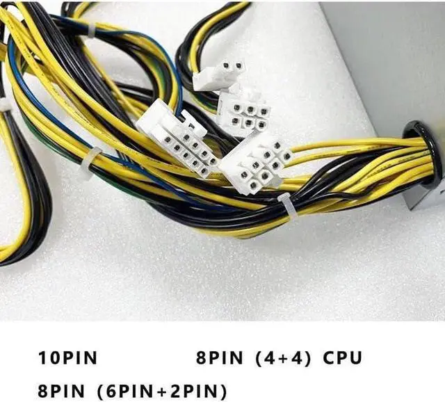 Alt view image 3 of 6 - PSU for P340 P350 P360 M930T 10Pin 750W Power Supply PA-3751-1 VA HK850-53PP 5P50V03190 5P50V03191