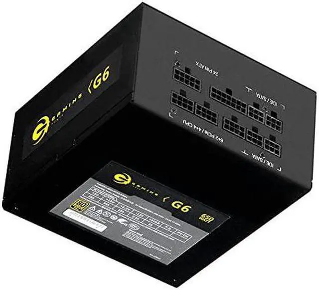 Alt view image 3 of 6 - PSU for Great Wall Full Module 80plus Gold Game Power Supply Rated 650W Peak 750W Power Supply G6 GW-ATX650BL