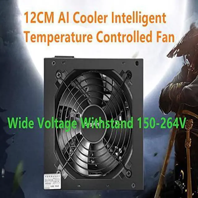 Alt view image 2 of 6 - PC PSU for RTX2080Ti I9 X399 X299 Z390 Silent Power Supply 650W Power Supply Full Module 750W