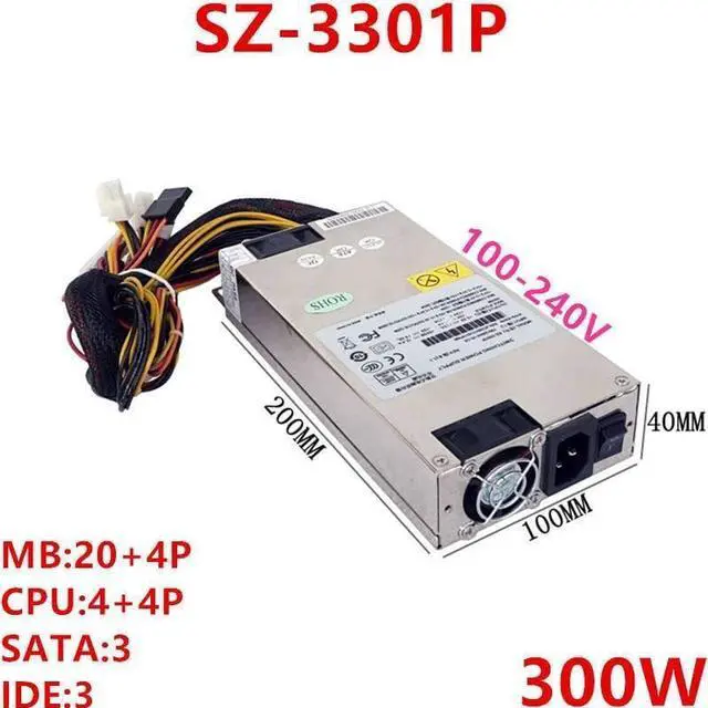 Alt view image 4 of 4 - PSU for Sezolo 1U 300W Switching Power Supply SZ-3301P