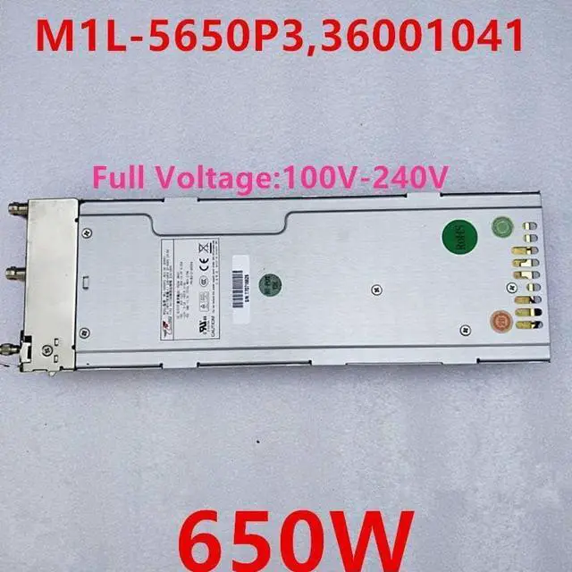 Alt view image 6 of 6 - PSU for R520 G6 650W Switching Power Supply M1L-5650P3 36001041