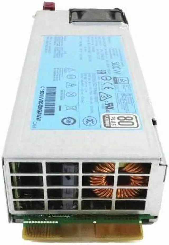 Alt view image 3 of 5 - PSU for DL360 DL380 G9 500W Power Supply DPS-500AB-13 A 754377-001 723595-101 HSTNS-PD40 720478-B21 HSTNS-PC40