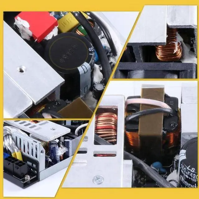 Alt view image 4 of 6 - PSU for Dianjipa 80plus Gold AIO ITX Flex POS NAS Small 1U K39 K17 K30 A4 S3 G5 Rated 650W Power Supply MF 650F