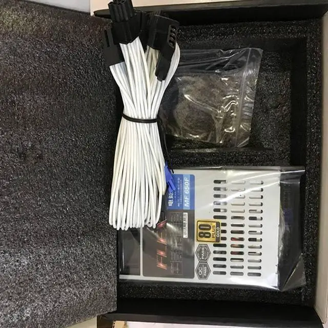 Alt view image 3 of 6 - PSU for Dianjipa 80plus Gold AIO ITX Flex POS NAS Small 1U K39 K17 K30 A4 S3 G5 Rated 650W Power Supply MF 650F