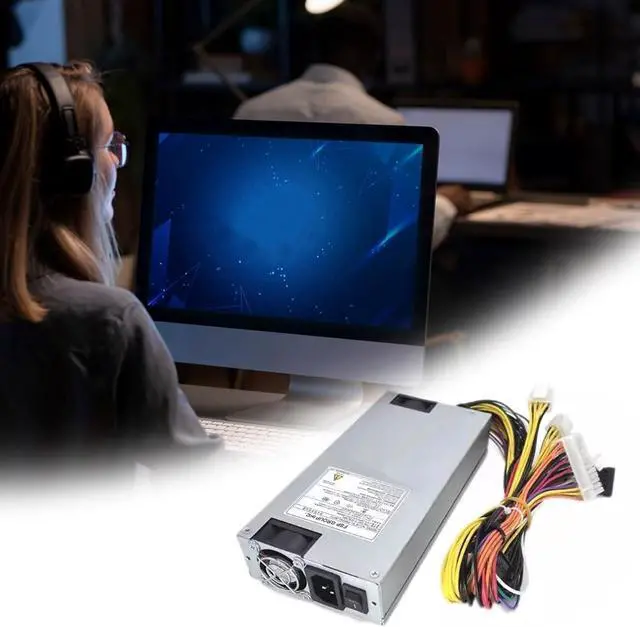 Alt view image 4 of 7 - Power Supplys High Efficiency 250W 300W 350W Power Supply Unit for 1U SFF PC, 8Pin+8Pin Connectors
