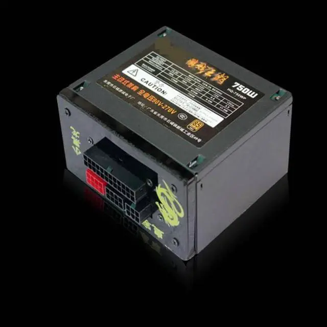 Alt view image 3 of 5 - PSU for Royal Legend ITX SFX A4 A50 U1 Rated 650W Peak 750W Switching Power Supply HQ-750WP