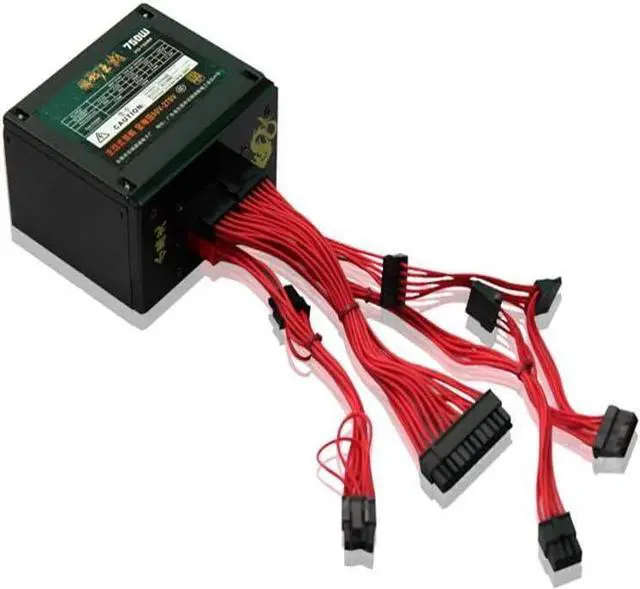 Main image of PSU for Royal Legend ITX SFX A4 A50 U1 Rated 650W Peak 750W Switching Power Supply HQ-750WP