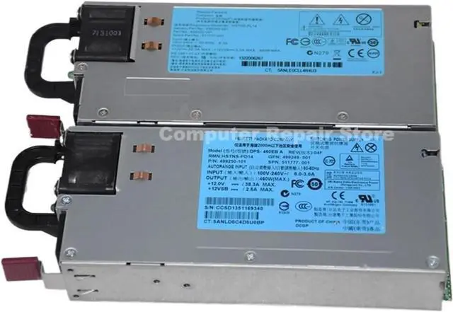 Alt view image 2 of 5 - 511777-001 511778-001 for DL360 380 G6 G7 G8 Server Power Supply 460W 750W DPS-750RB A DPS-460EB A 499249-001 506821-001(1Pc 511777-001 460W)