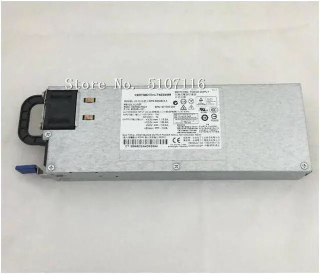 Main image of for DL160g8 622381-001 622381-101 671797-001 DPS-500AB-3 A DPS-500AB 500W Power supply