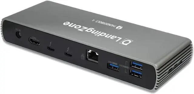 Alt view image 2 of 2 - LandingZone Thunderbolt 4 Docking Station with 135W Power Adapter, Dual Monitor 4K, Single Monitor 8K, 2.5G Ethernet, HDMI 2.1, USB 3.1 Gen 2 Type-C