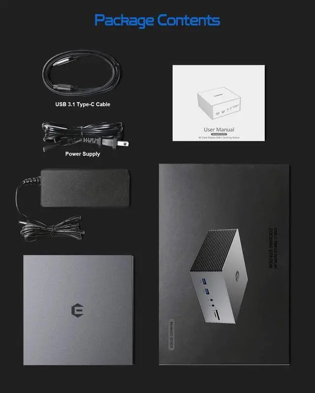 Alt view image 5 of 7 - 16-in-1 USB-C Docking Station with Triple Display, 4K HDMI, DP, VGA, USB Ports, Ethernet, SD/TF Card Reader - Compatible with Windows - Mirror Mode Supported - Ideal for Adults and Kids