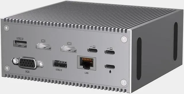 Main image of 16 in 2 USB C Docking Station - Dual 4K HDMI, VGA, 6 USB, RJ45, SD/TF Card Reader - Triple Display for MacOS with Thunderbolt 3 (Not for M1)