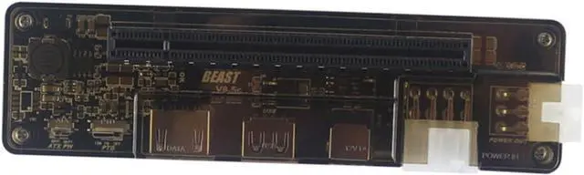 Alt view image 7 of 7 - MERRYHAPY Laptop Accessory Electronic Video Card Docking Station Laptop Computer Abs PCB Notebook External Graphics Docking Station