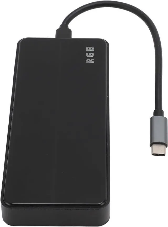 Alt view image 7 of 7 - 8 in 1 Docking Station, 4K HD Multimedia Interface, USB C Power Supply, USB3.0 Hub, Ethernet, 100W PD, for MacBook and Type C Laptops