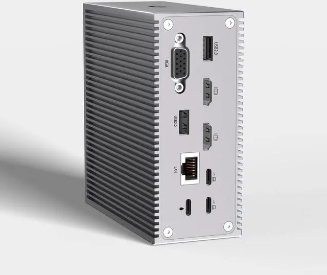 Main image of 16 in 2 Docking Station, USB C Hub- Dual 4K HDMI, 6 USB, VGA, RJ45, SD/TF Card Reader - Triple Display for MacOS with Thunderbolt 3 (Not for M1)