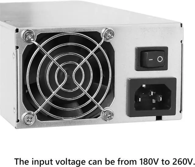 Alt view image 7 of 7 - 2000W PSU Antminer Bitmain 2000w Power Supply 6PIN Antminer T9 ETH PSU antminer S9 S7 L3 BTC LTC 1800W Miner Power Supply