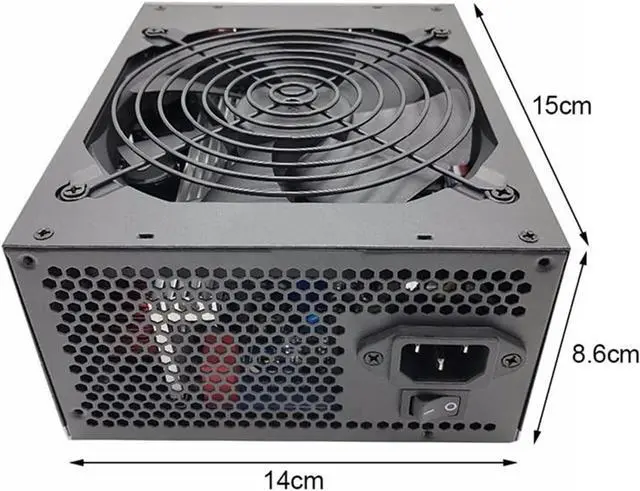 Alt view image 6 of 7 - 1800W Rated Miner Power Supply 80% Efficiency AC 180-260V ATX Mining Power Source Support 8 CPU Card Max Up to 2000W